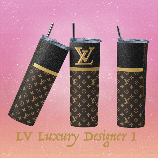 LV Luxury Designer Tumbler 1 to 16